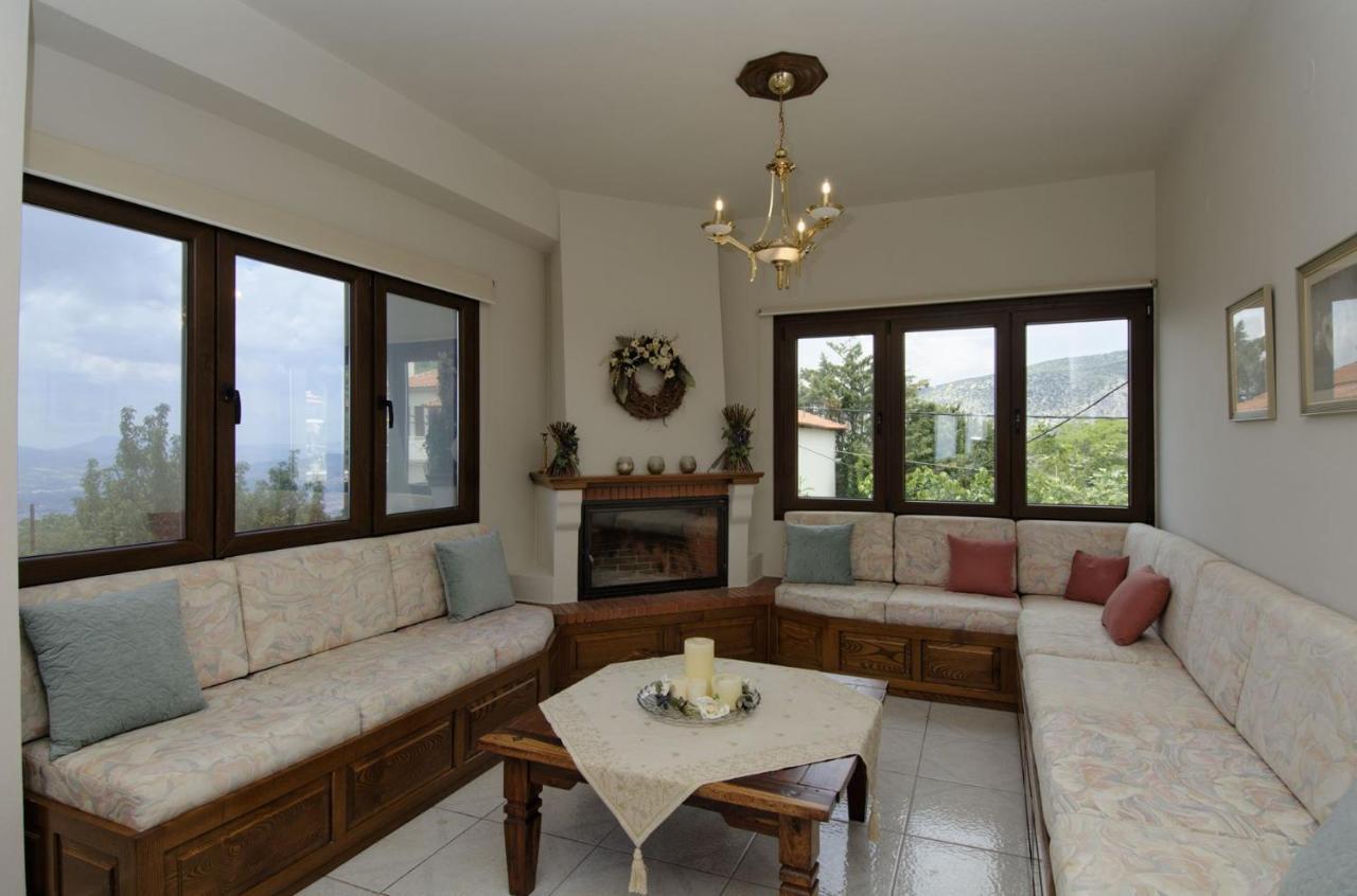 Iatrou House- Villa With Incredible View Портариа Екстериор снимка