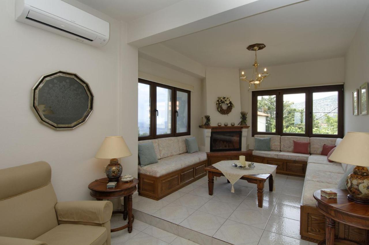 Iatrou House- Villa With Incredible View Портариа Екстериор снимка